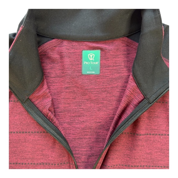 Bundle Lot 2 Pro Tour Golf Quarter Zip Pullovers L Activewear Athleisure Sport - Picture 4 of 15